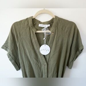 ARCHIE JUMPSUIT - OLIVE, size 10 New with tags!